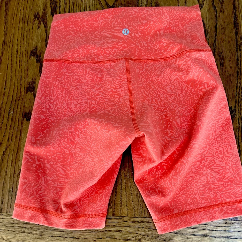 Lululemon size 6 bike shorts NWOT. I just need to size up.